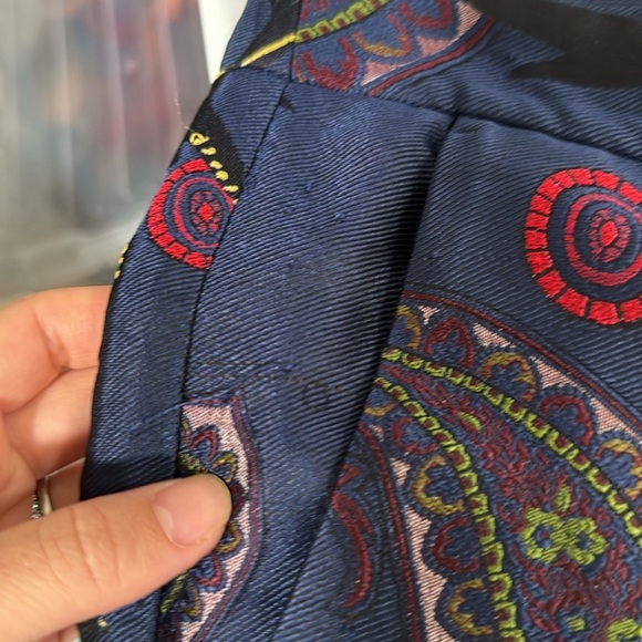 Odeeh novelty unique printed silk blend dress pants - Picture 8 of 8